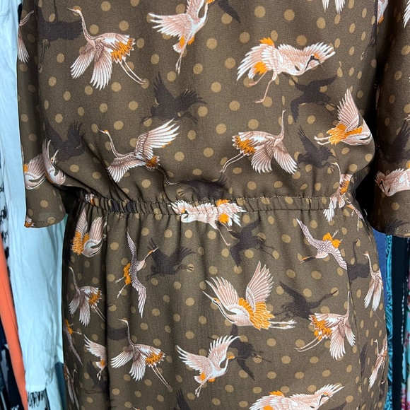 NWOT |•HAPPY X NATURE•| Stand Out Nature Featured Dress 100% Recycled Size XL - Picture 11 of 16